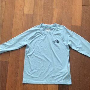 The North Face Sky Blue Crew Neck Top